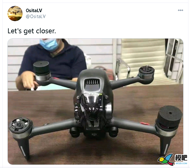 Twitter又曝光两张DJI FPV无人机近距离谍照 无人机,穿越机,天线,遥控器,dji 作者:chinaz1919 8137 