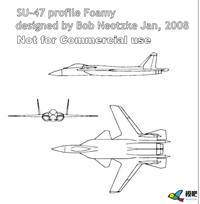 固定翼 KT板空机 su-47  A4 裁切 固定翼,图纸,kt板,打印机,固定 作者:lsqtzj 5496 