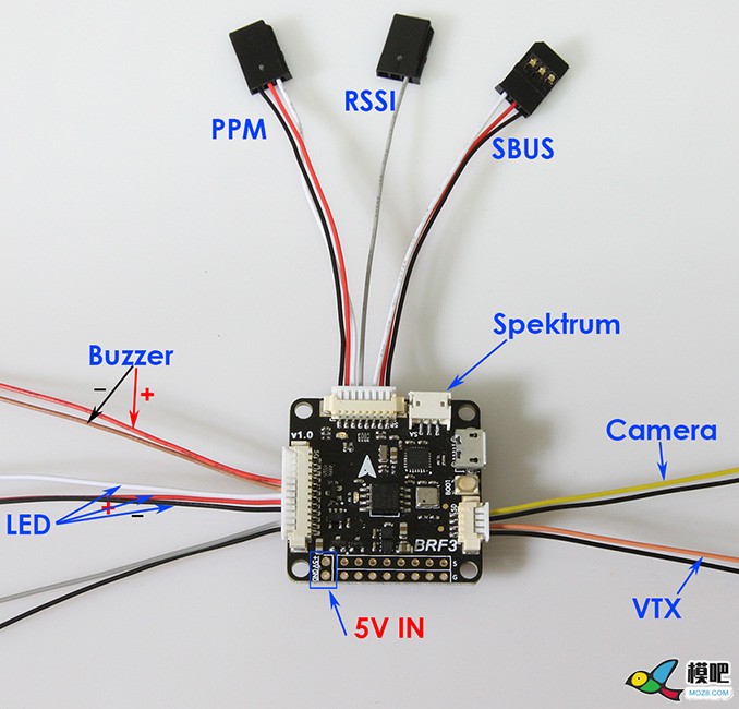 跪求BeeRotor F3接线图 飞控 作者:昶平 587 