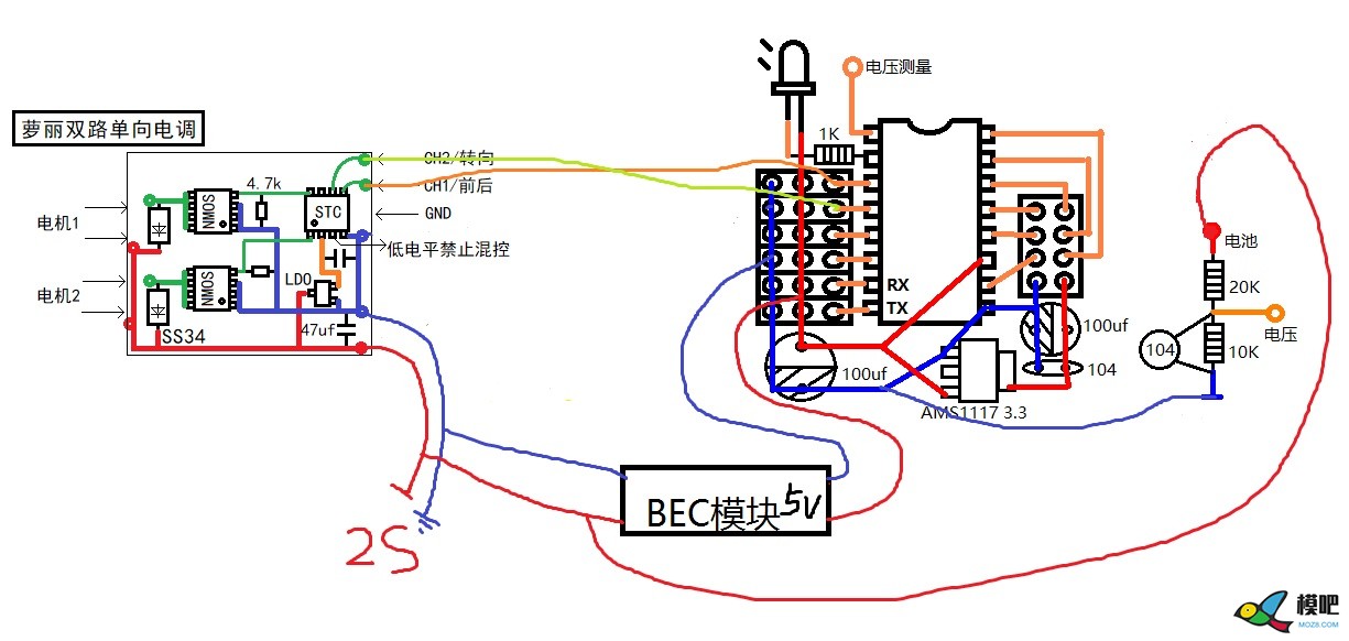 关于各种接线，活跃活跃！ 电调,抱大腿,关于,可以,一起 作者:YSZL 3216 